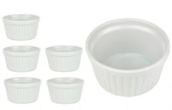 6er Set Ragoutförmchen Rund Ø 100 Mm Porzellan