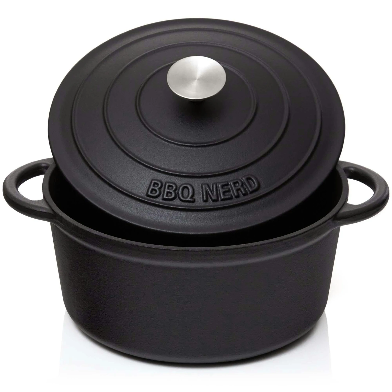 BBQ-Nerd© 6er Set Mini Dutch Oven | Kleiner Gusseisentopf Mit Deckel 11x5cm Für Grill, Feuerstelle, Backofen, Herd ǀ Serviertöpfe Kochtopf Schmortopf - Image 6
