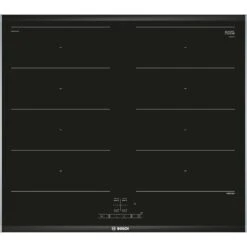 Bosch Serie 4 NXX675CB1E Kochfeld Schwarz, Edelstahl Integriert Zonen-Induktionskochfeld 4 Zone(n)