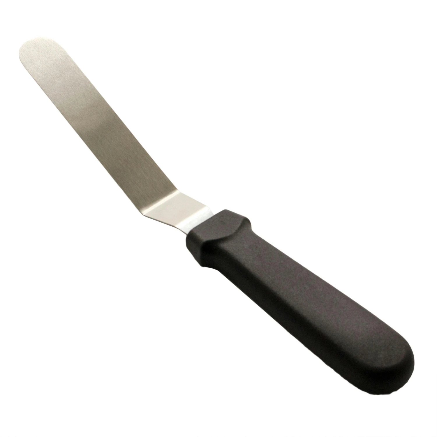 Tortenheber/ Tortenmesser/ Winkelpalette Aus Edelstahl - 25,5 Cm Schwarzer Griff - Image 4