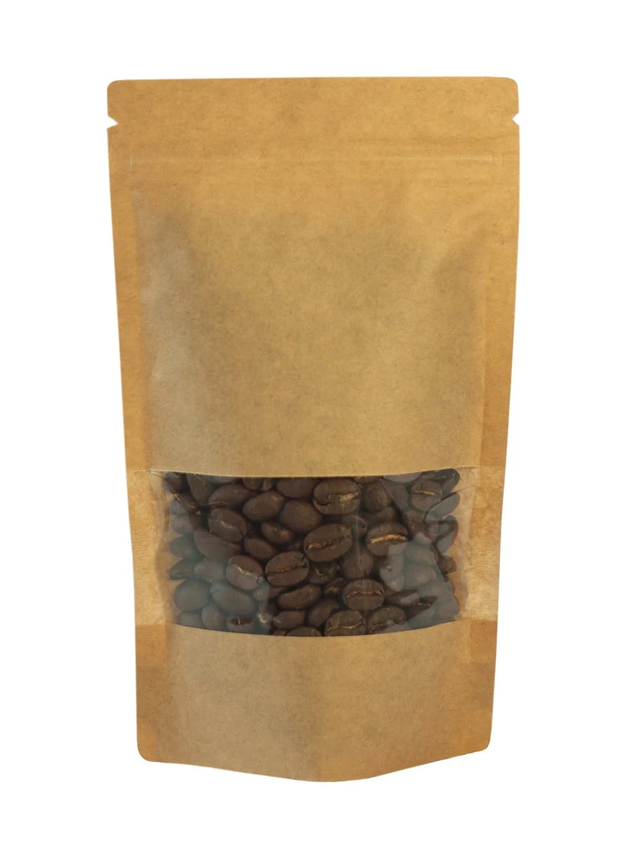 Standbodenbeutel Kraftpapier Braun, Druckverschluss 85 X 145 + 50 Mm 500 Stk. – Bild 5